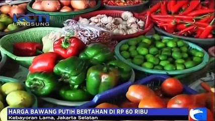 Harga Bawang Putih Bertahan di Rp60 Ribu