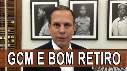 João Doria anuncia contratação de 200 novos GCMs e parceria para revitalização do Bom Retiro