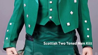 Scottish Two Toned Kilt For Men