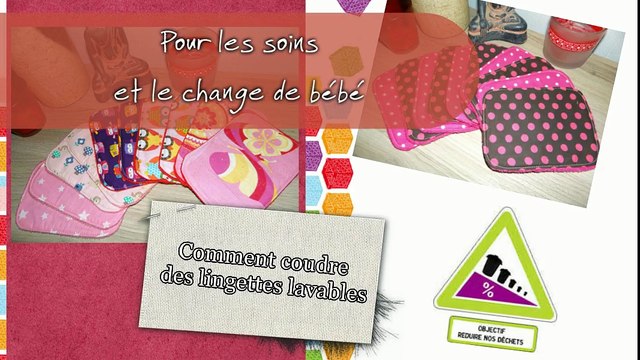 Comment coudre soit-même des lingettes lavables pour la toilette de bébé