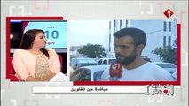 المذيعة بالقناة الوطنية تقطع الكلمة على الناطق الرسمي لإعتصام الكامور بسبب السبسي