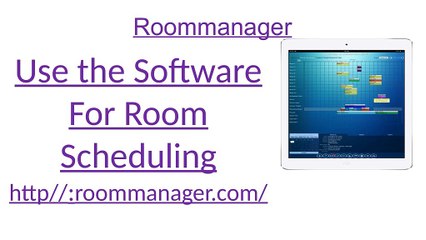 use_for_the_Software_room_scheduling