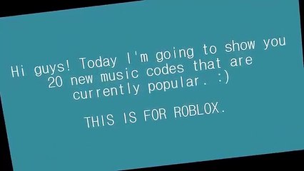 Roblox Rocitizens Music Codes 2017 Video Dailymotion