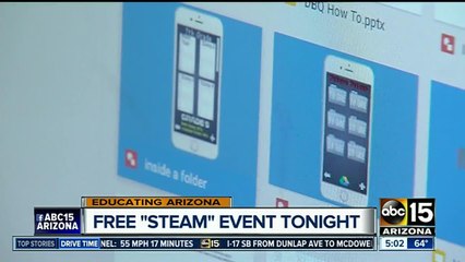 Free "STEAM" event taking place on Thursday night
