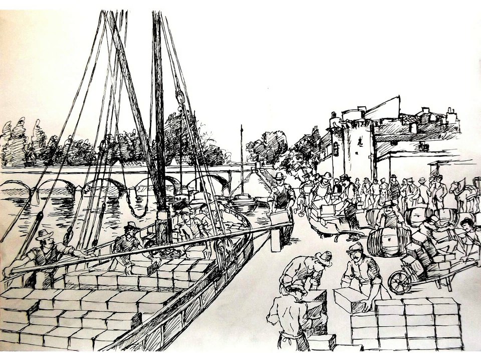 Le port. extrait