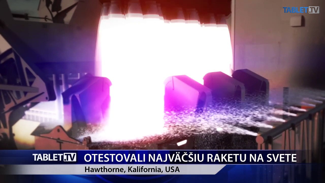 Američania otestovali najväčšiu raketu na svete