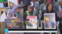 عائلات الأسرى الفلسطينين يشاركون أبناءهم في معركة الأمعاء الخاوية