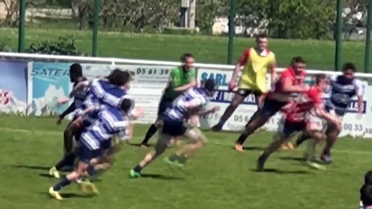 Le bel essai de SAVES-COMMINGES en Belascain