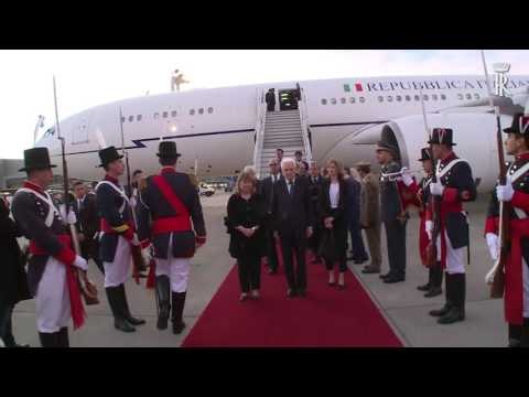 Buenos Aires - Mattarella a Buenos Aires per la Visita di Stato (07.05.17)