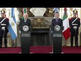 Argentina - Dichiarazioni alla stampa Mattarella - Macri (08.05.17)