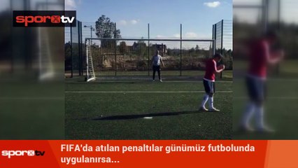 FIFA penaltıları gerçek hayatta...