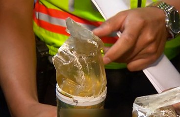 Se encuentra droga liquida en el Aeropuerto de Guayaquil