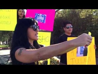 Mia St John Protesting The Hospital Where Her Son Passed Away - esnews