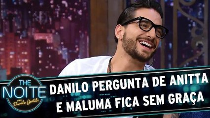 Danilo pergunta de Anitta e faz Maluma ficar sem graça