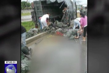 Militares fallecieron en accidente en Morona Santiago