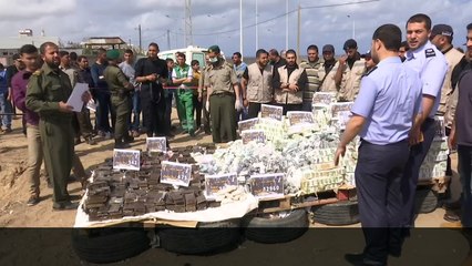 Hamas police set fire to huge drugs haul in Gaza