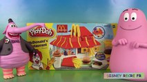 Play Doh McDonald’s Restaurant Playset Pâte à modeler Hamburgers Frites McNuggets Barbapapa