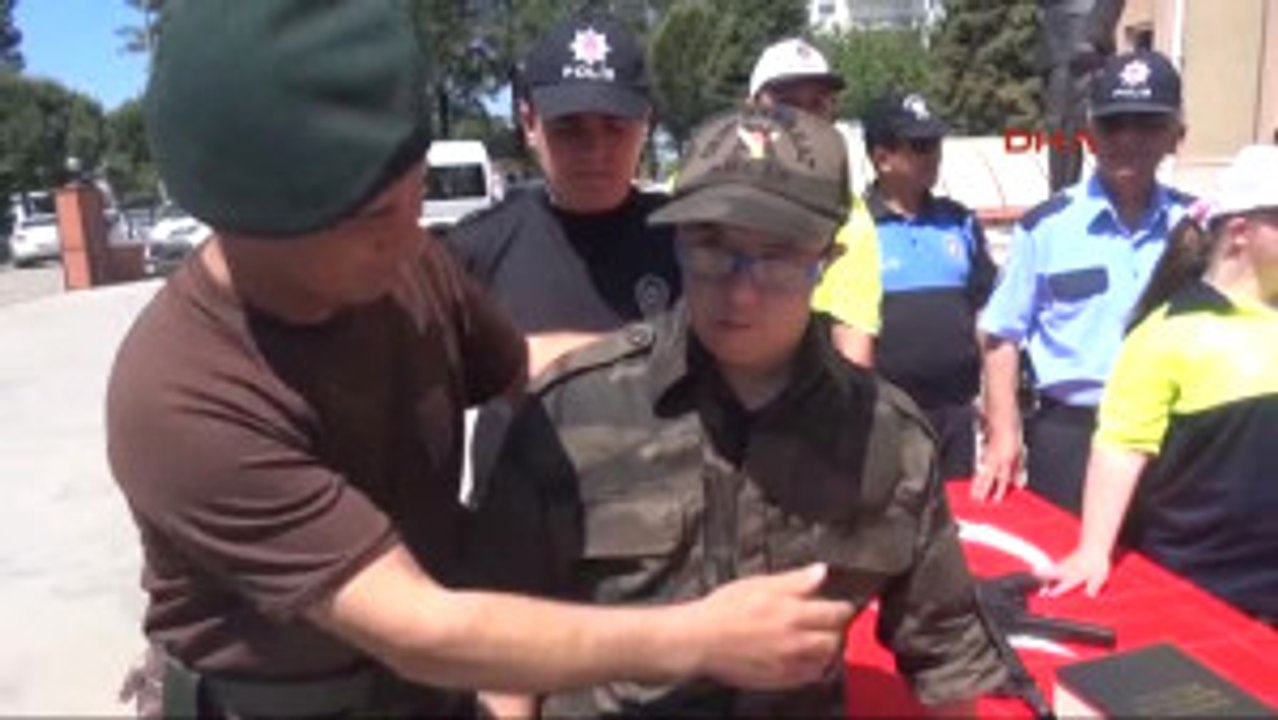 Aydın'da Polis Olan Engelliler Için Yemin Töreni