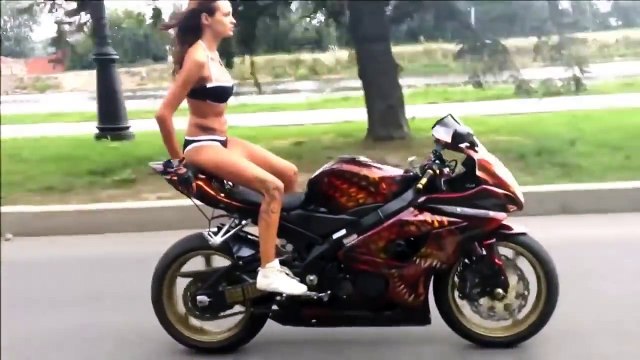 Russian Biker Girl Very Hot