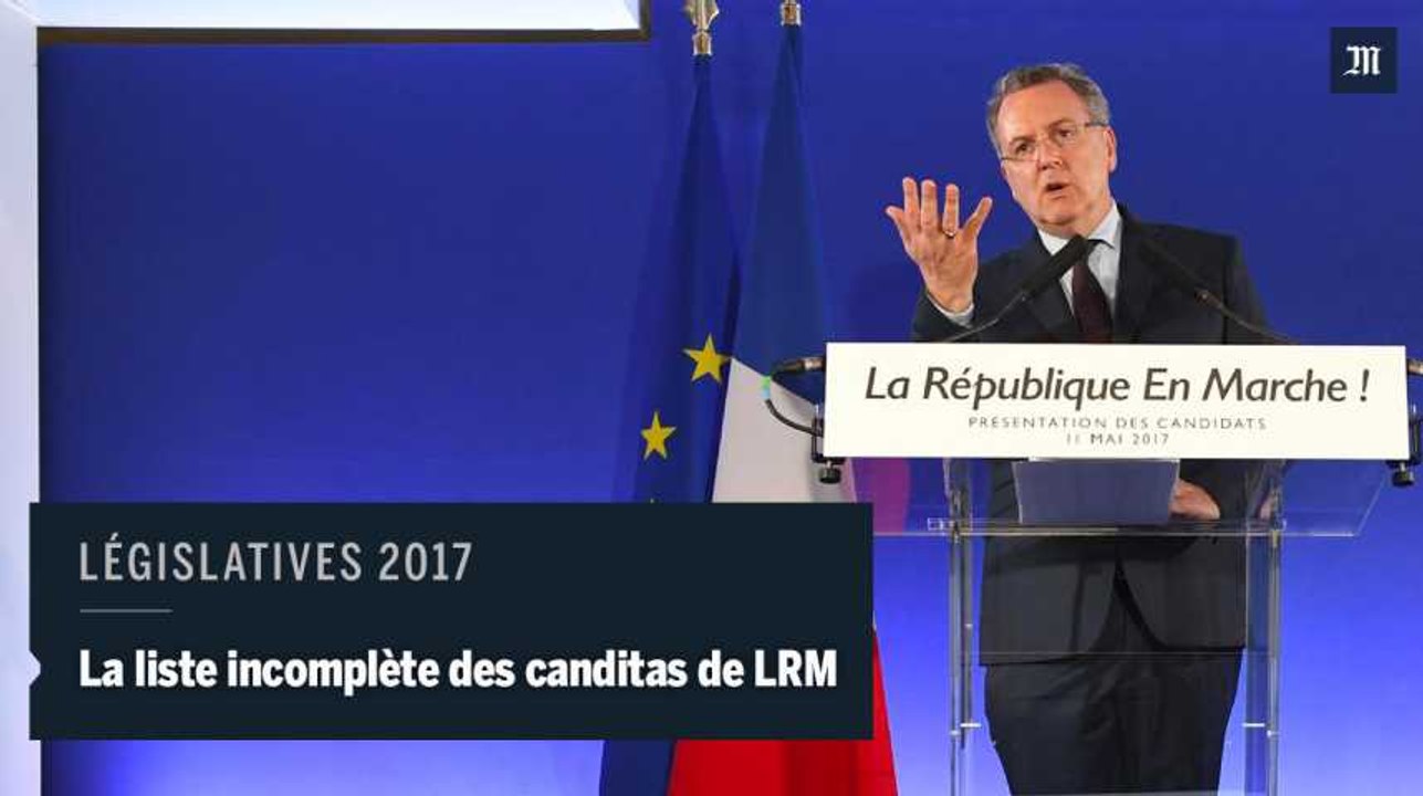 Législatives : 428 candidats investis par La République en marche