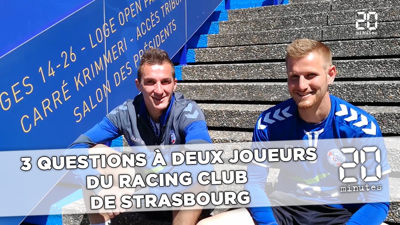 3 questions à deux joueurs du Racing club de Strasbourg