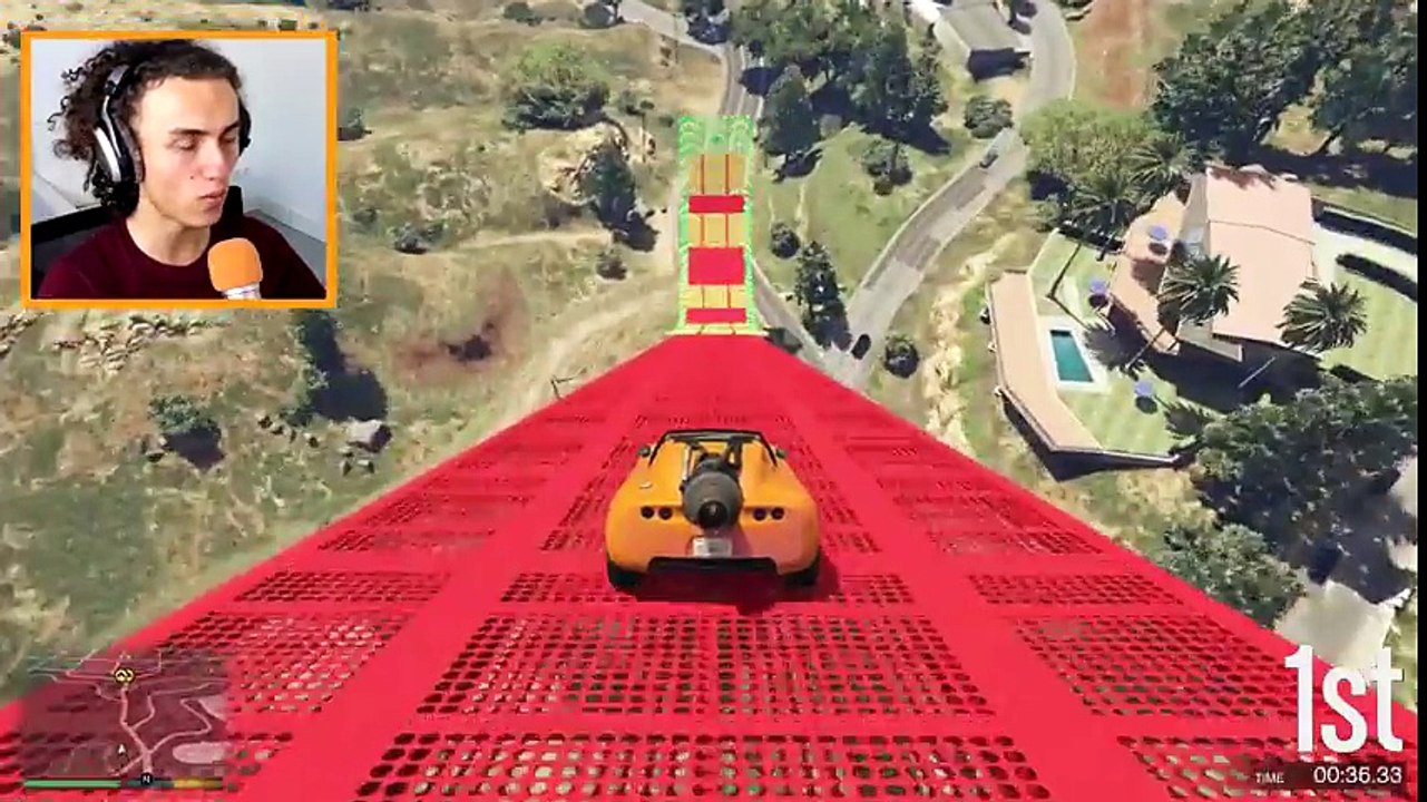 KWEBBELKOP-RAMP CAR vs. RAMP CAR RACE! (GTA 5 Funny Moments)