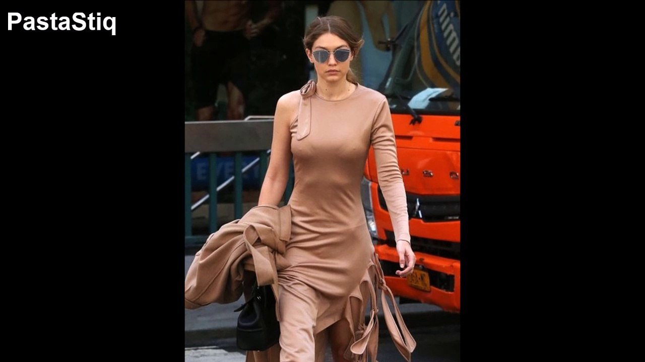 GiGi HADID looking GORGEOUS in BROWN Dress | Fashion | Style | Episode 11