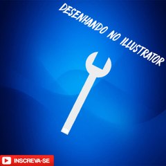 Ensinando a desenhar uma chave de boca no illustrator "Teaching to draw a wrench from any illustrator"