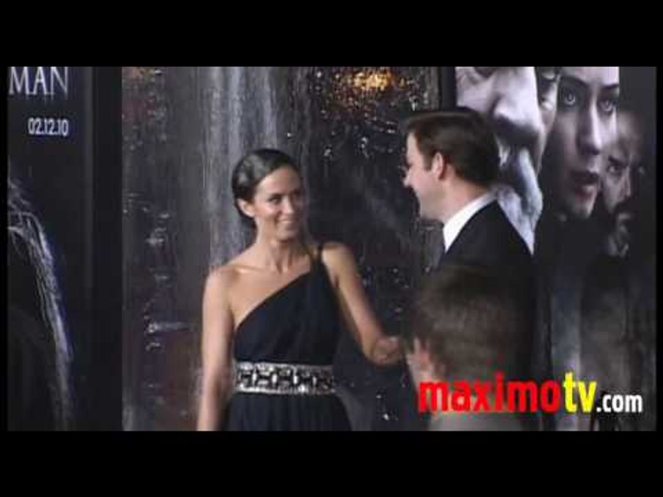 EMILY BLUNT and JOHN KRASINSKI at "The Wolfman" Premiere Arrivals
