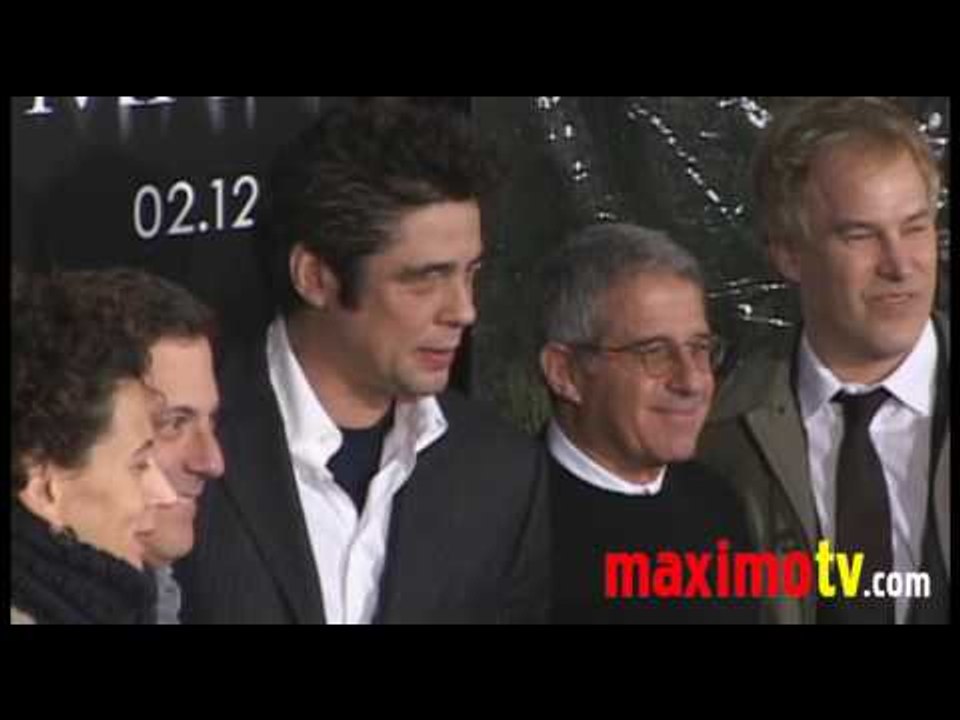 "THE WOLFMAN" Premiere Benicio Del Toro - Emily Blunt - Anthony Hopkins