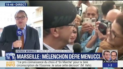 Législatives: "Il va repartir à Paris et sa bouillabaisse, il se la mangera tout seul", lance Mennucci à Mélenchon