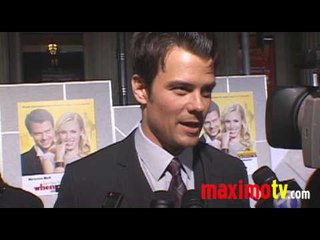 JOSH DUHAMEL on Fergie at 'WHEN IN ROME' Premiere