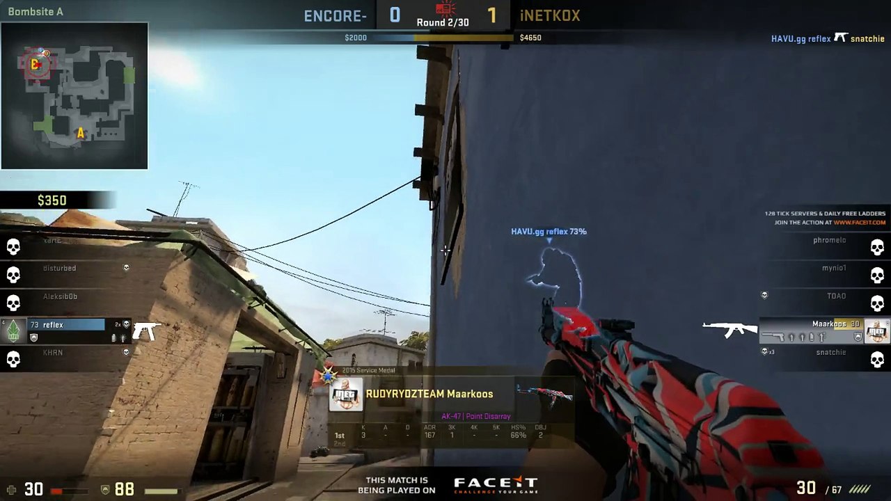 CSGO: Reflex 1 bullet dream.