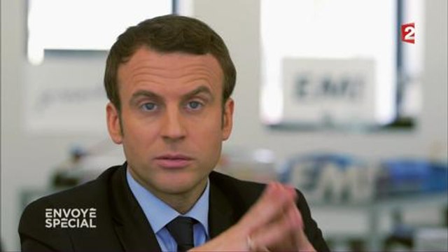 Emmanuel Macron : Je fais vendre comme une lessive