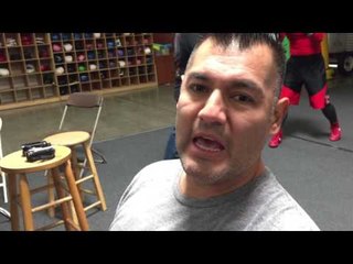 cicilio flores of team lomachenko on walters fight EsNews Boxing