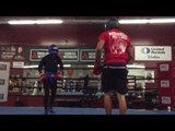dennis sparring david at RGBA Oxnard EsNews Boxing