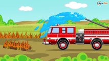 Cartoon for children Learn The Fire Truck rescue Cartoons for kids toddlers Cars & Truck CHALLENGE