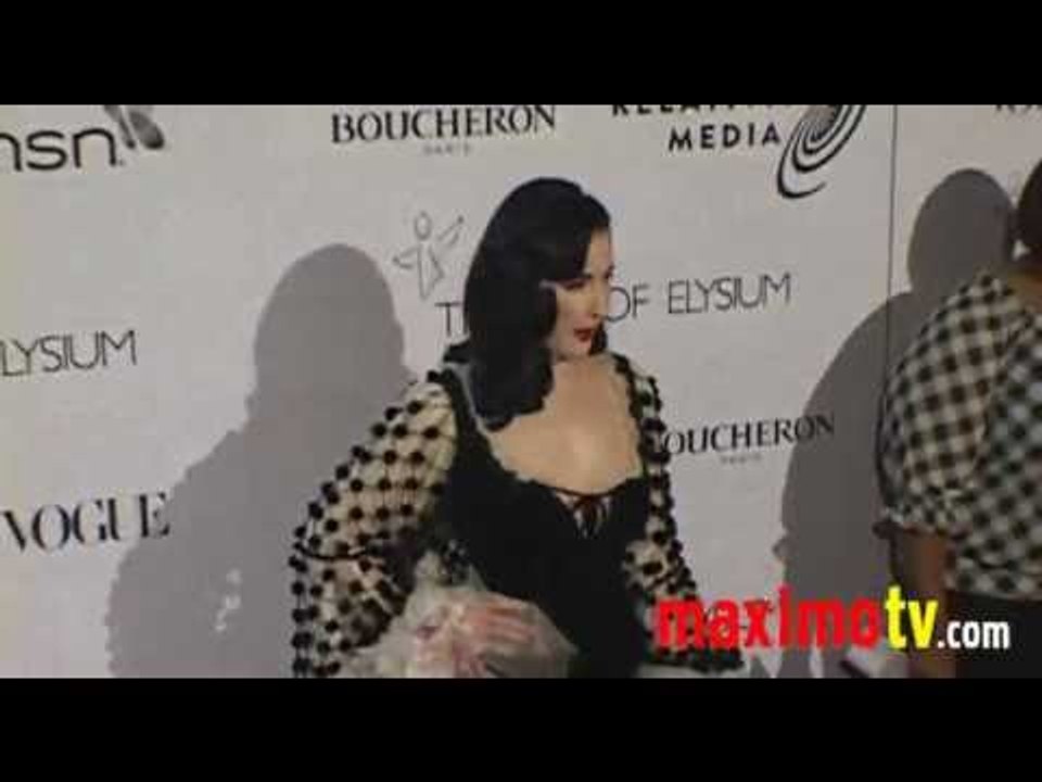 Dita Von Teese "The Art of Elysium" 3rd Annual "HEAVEN" Gala