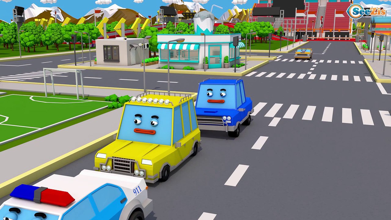 Colors Street Vehicles for Children | Cars and Trucks | Street Vehicles