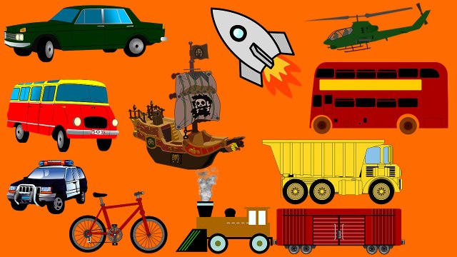 ➤Meios de Transporte em Inglês ✈ Means of transport in English ☛ Vocabulary ３