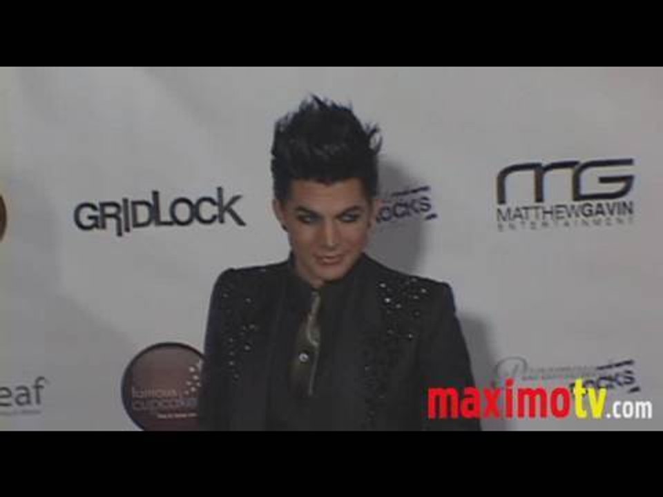 Adam Lambert, Pamela Anderson, Shayne Lamas GRIDLOCK 2010 Red Carpet