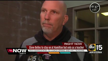Steve Belles to stay at Hamilton but won't coach football