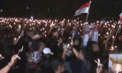 Ribuan Warga Bali dan Papua Nyalakan Lilin untuk Ahok