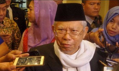 Ma'ruf Amin Tanggapi soal Rencana Pembubaran HTI