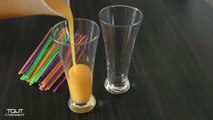 Recette de MILK SHAKE sans glace  -  mangue, orange & fr