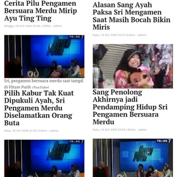 Dibalik Keceriaan Ibu Sri, Pengamen Bersuara Merdu, Tersimpan Kisah Memilukan Saat Masih Anak