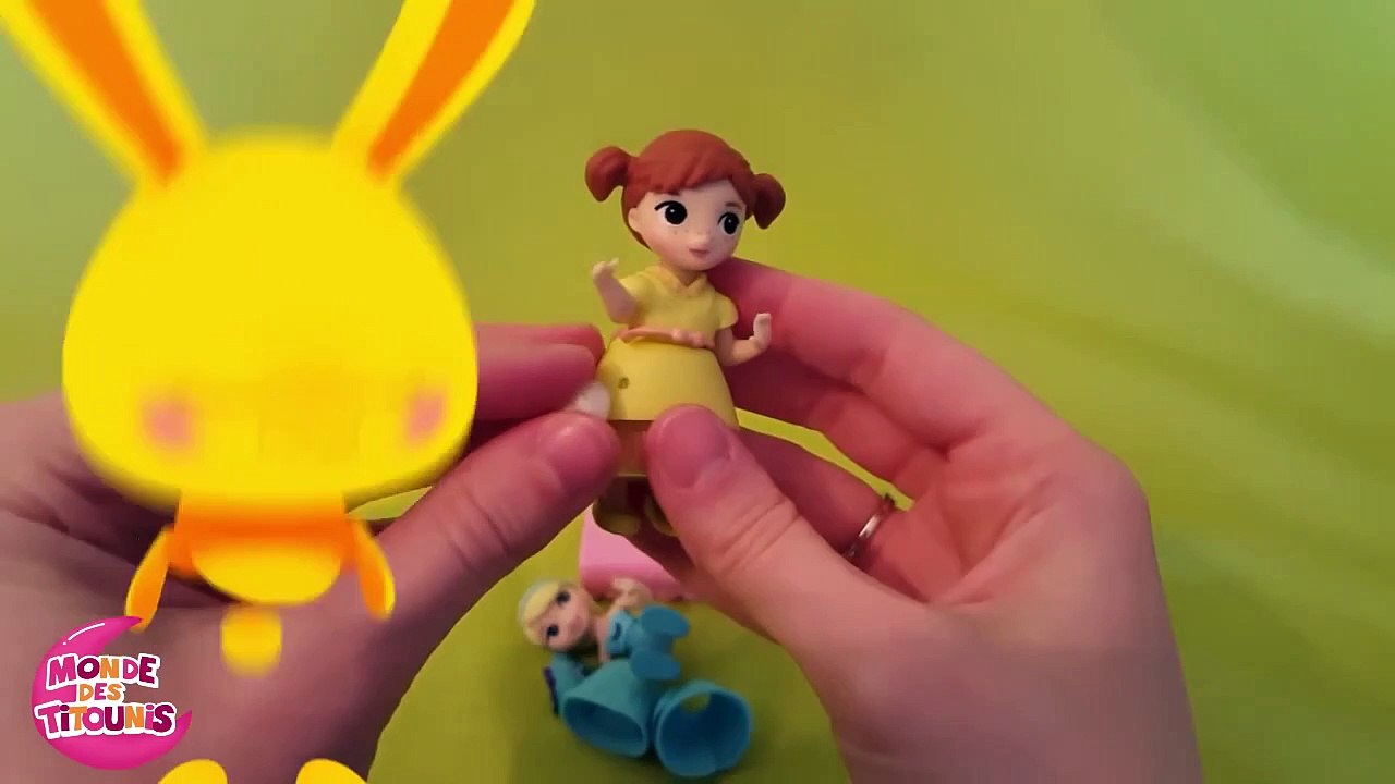Reine des Neiges. Elsa Anna Olaf font du toboggan. Jouet enfant. Titounis Touni Toys-bCCbo0ZIE