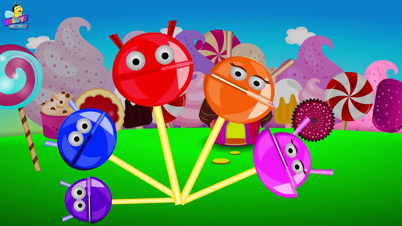 Lollipop Finger Family  _ Finger Family Songs _ Finger Family Lollipop Robot-