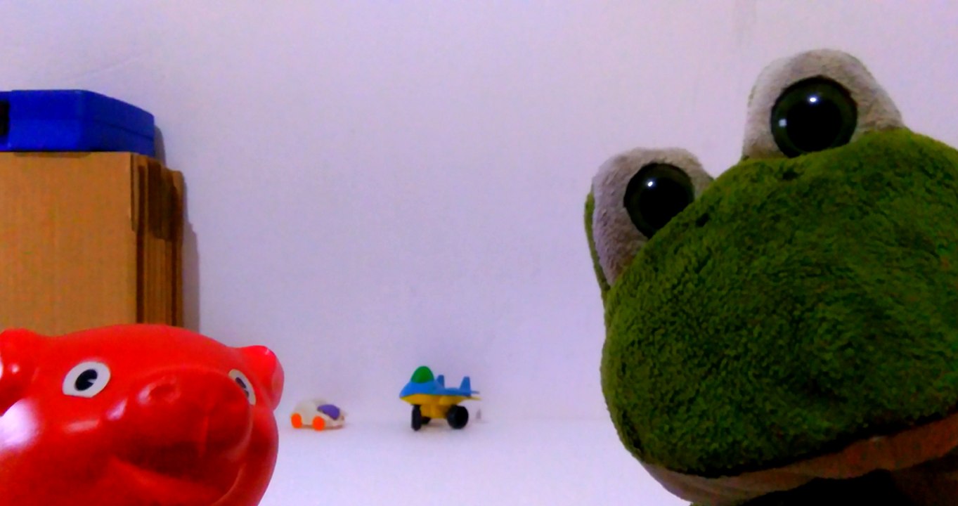 Sapozildo descobrindo a Filmadora e irmãos aparecem Brincando no meio da filmagem