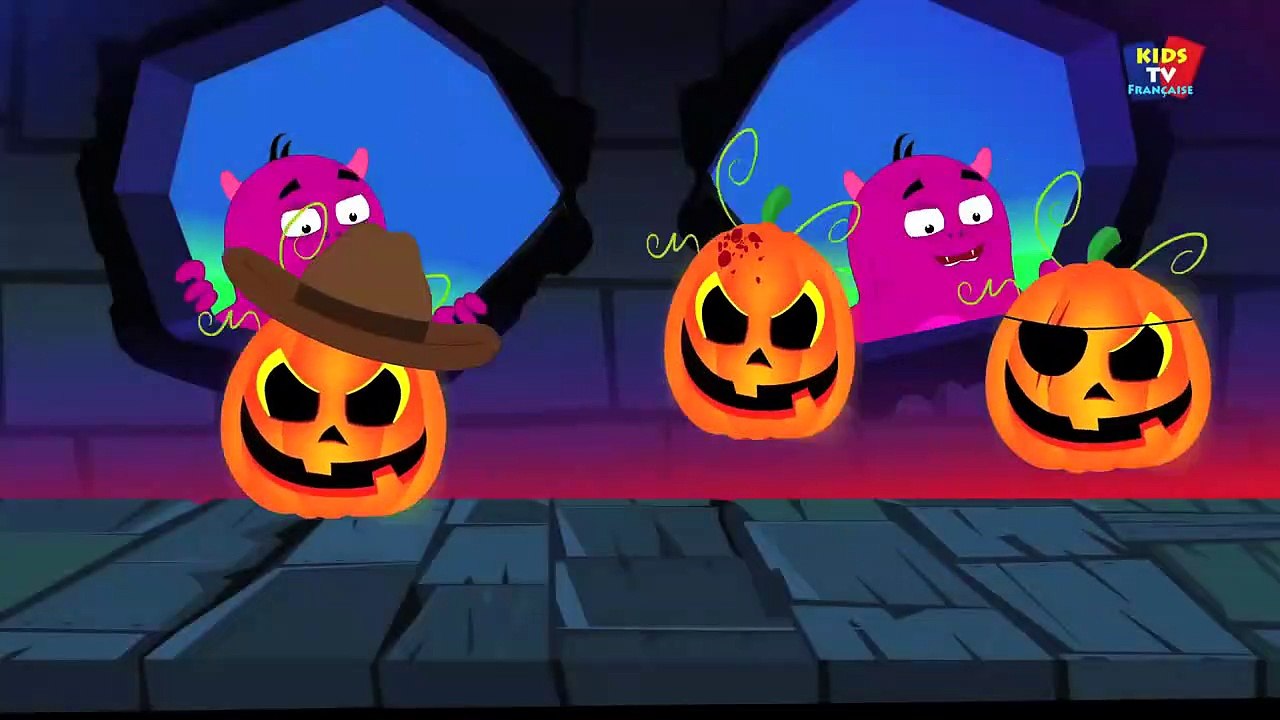 Doigt Famille _ Effrayant citrouille chanson _ Comptine pour  enfants _ Scary Pumpkin Finger Fam